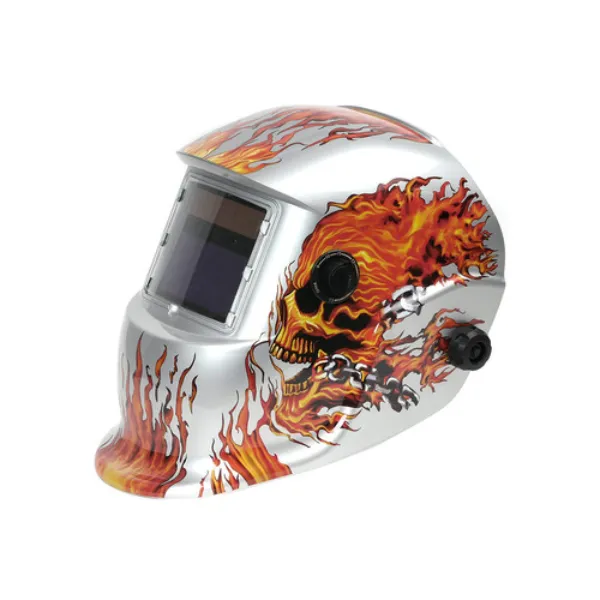 Careta Electrónica True Color Calavera Fuego IGOTO CRTO3 DIN 9-13