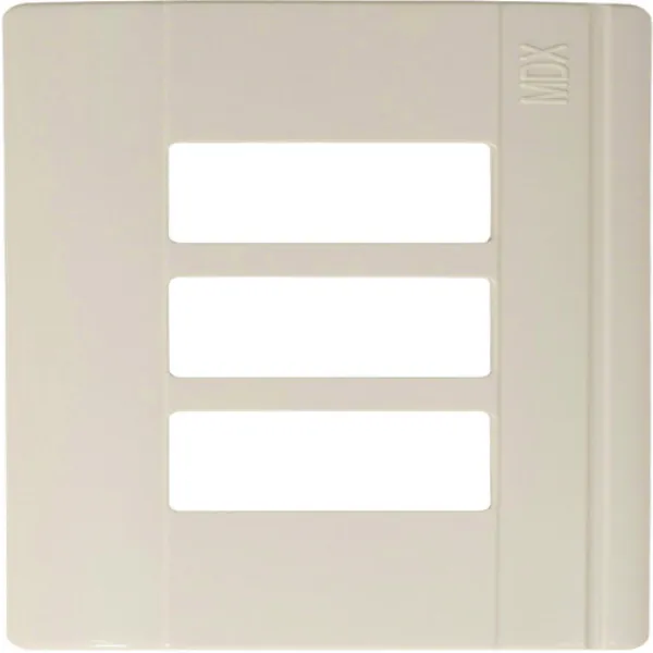 Placa Tres Ventanas Marfil EW-203M