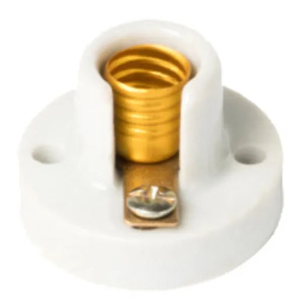 Portalámpara Miniatura E-12 250V 660W Marfil