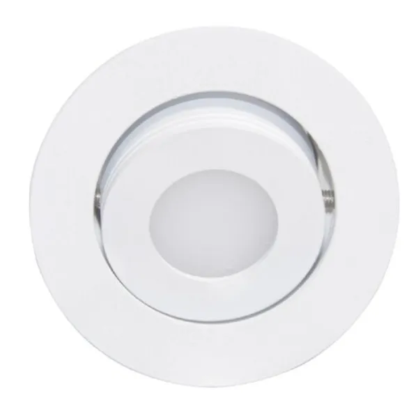 Luminaria Empotrada LED 3W 100-127V 3000K 120LM Blanco IOTA Tecnolite