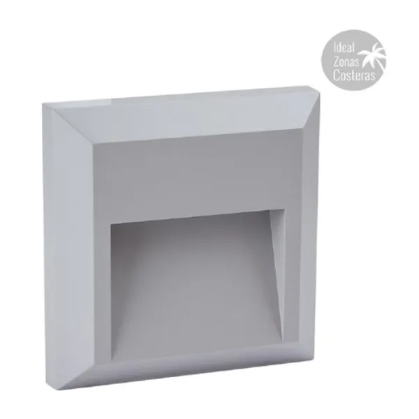 Arbotante LED HLED-803/G 1W 100-127V 4000K Ashan Tecnolite