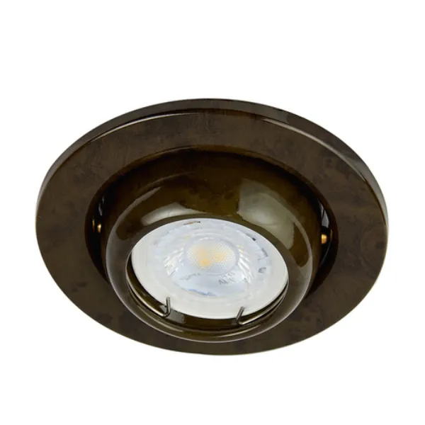 Luminaria Empotrada YD-345_M GX5.3 6W 100-240V Madera Acari Tecnolite