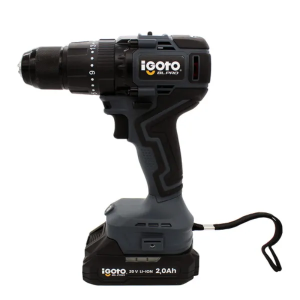 Taladro Rotomartillo Inalámbrico 20V Brushless Mod HIIOOI - Uso Profesional