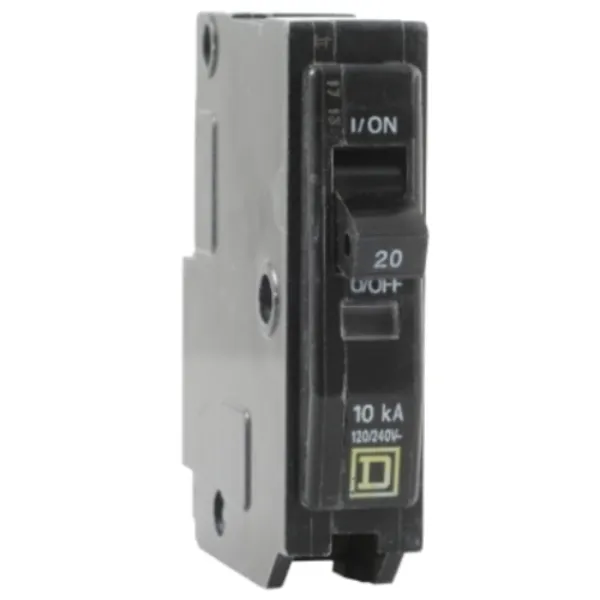 INTERRUPTOR TERMOMAGNETICO MINI QO120 1P 20A 10KA 120/240V SQUARE D MARCA SCHNEIDER