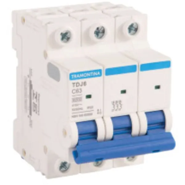 INTERRUPTOR TRIPOLAR TDJ6-3C4 3P 4A 6KA