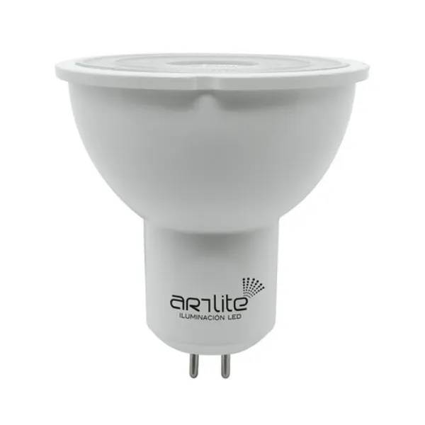 FOCO LED MR16 7W SPOT 550LM 90-260VCA INTERIOR IP20 BLANCO CALIDO 3000K ARTLITE