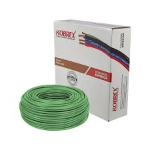 CABLE  THHN/THWN-2 12 AWG 90ºC 600V ANTIFLAME VERDE  MARCA KOBREX