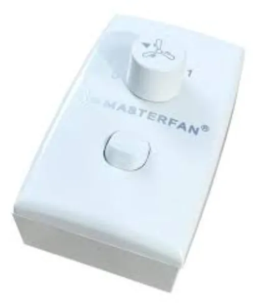 CONTROL DE PARED 3 VELOCIDADES P-VENTILADOR TIPO INDUSTRIAL CON LUZ COPATRICL3V  MARCA MASTERFAN