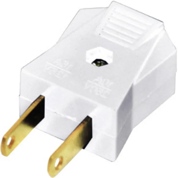 CLAVIJA PLANA EC-396B 15A 125V BLANCA  MARCA SUPPLIER
