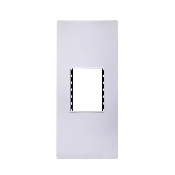 PLACA DE ACERO INOXIDABLE SPM-14 1 1/2 MODULOS CON CHASIS METALICO MARCA SUPPLIER