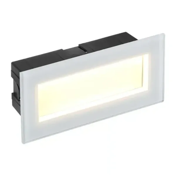 LUMINARIO EXTERIOR EMPOTRADO MURO LED 5W100-240V 30K BLANCO TECNOLITE