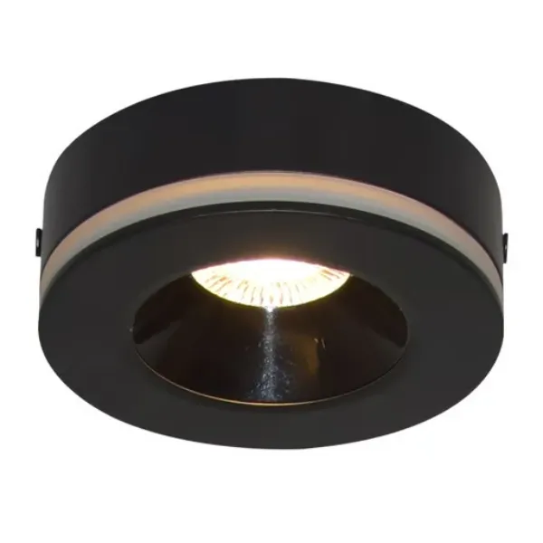 LAMPARA SPOT DE TECHO NAYRA LED 10W 3000K 610LM LUZ CALIDA NEGRO TECNOLITE