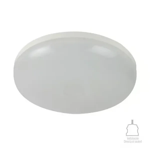 LAMPARA LED CIRCULAR ROTABLE 18W100-240V 65K E27 BLANCO TECNOLITE
