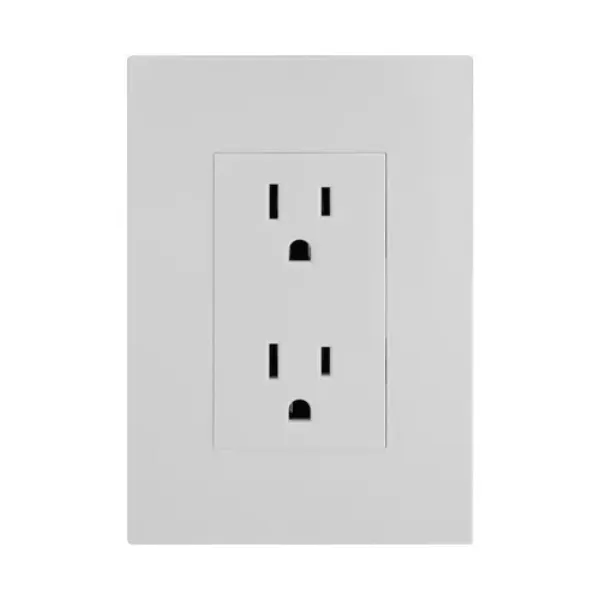 PLACA ARMADA VSERIES CON CONTACTO DUPLEX BLANCO IGOTO