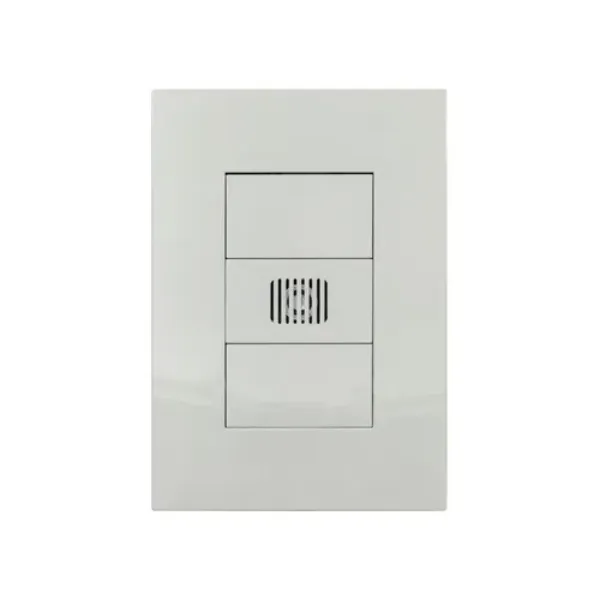 PLACA ARMADA VSERIES PLATA CON ZUMBADOR BLANCO IGOTO