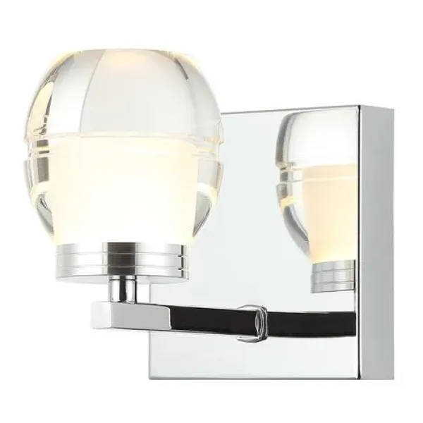 LUMINARIA LED DE PARED AJUSTABLE ACRILICO CON RELIEVE 5W COMERCIAL 2G