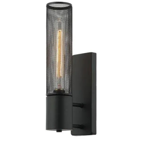 LUMINARIA DE PARED FOCO VINTAGE 30W NEGRO COMERCIAL 2G