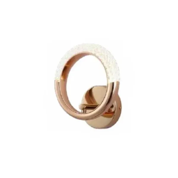 LUMINARIA LED DE PARED CON CRISTAL 6W ORO COMERCIAL 2G