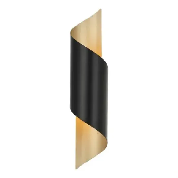 LUMINARIA DE PARED 5W NEGRO Y DORADO COMERCIAL 2G