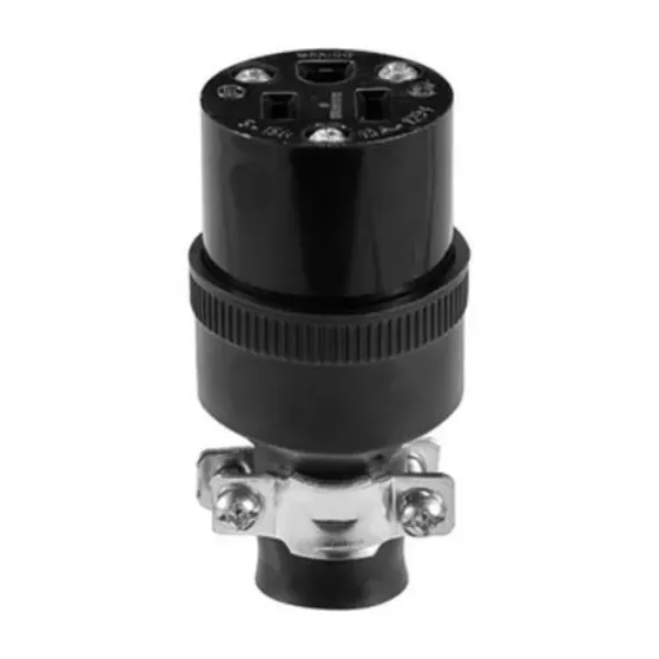CONECTOR TIPO NEMA TERMAL CAUCHO 15A 125V 5-15R NEGRO EATON