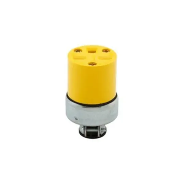 CONECTOR DE VINIL TERMOPLASTICO BLINDADO 15A 250V USO RUDO 6-15R AMARILLO EATON