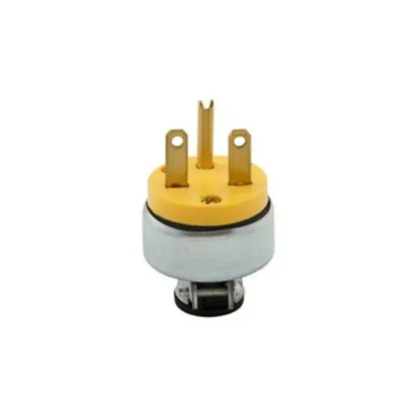 ENCHUFE TERMOPLASTICA BLINDADA 15A 250V 2P 3H SINGULAR VINILO R AMARILLO EATON