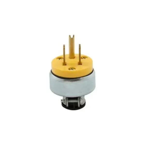 ENCHUFE TERMOPLASTICO BLINDADA 15A 125V 2P 3H SINGULAR VINILO R AMARILLO EATON
