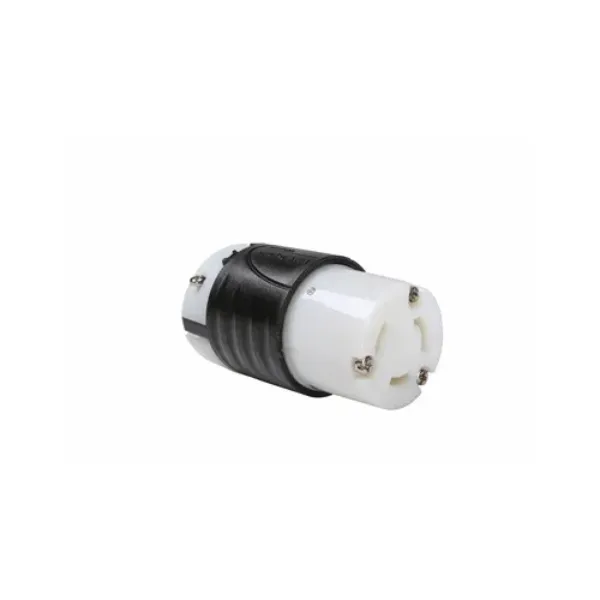 CONECTOR 3P3H 30A 125-250V IP20 NEGRO-BLANCO TURNLOCK