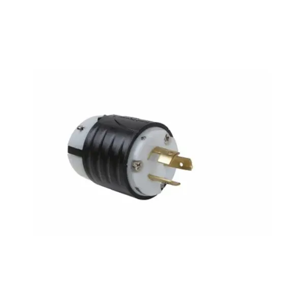 CLAVIJA 3P3H 20A 125-250V IP20 NEGRO-BLANCO TURNLOCK