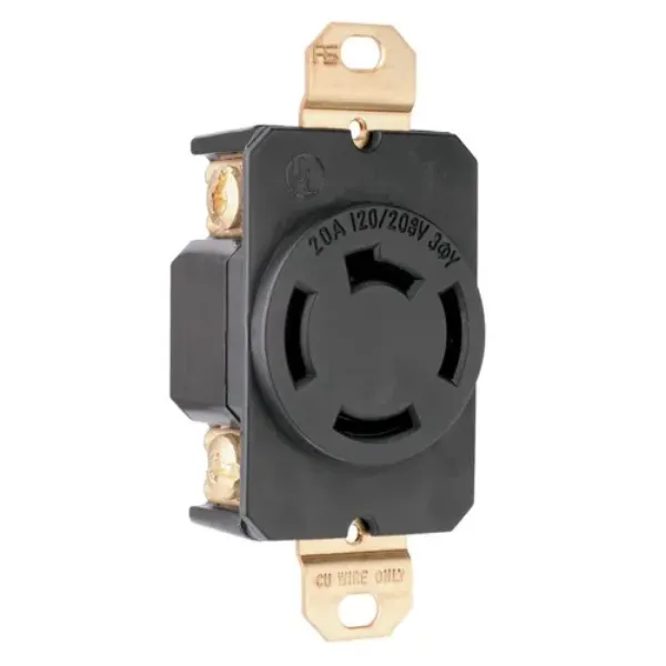RECEPTACULO 4P4H 20A 120-208V TURNLOCK