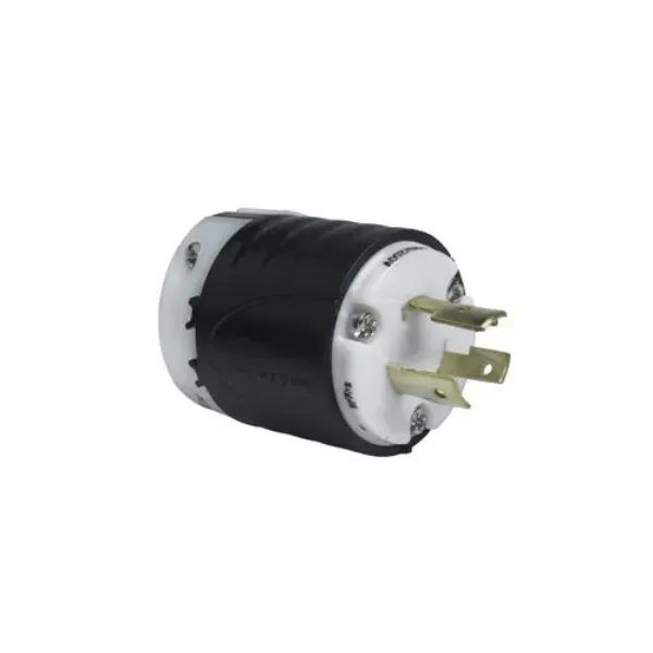 CLAVIJA 3P3H 20A 125-250V IP20 NEMA NEGRO-BLANCO TURNLOCK