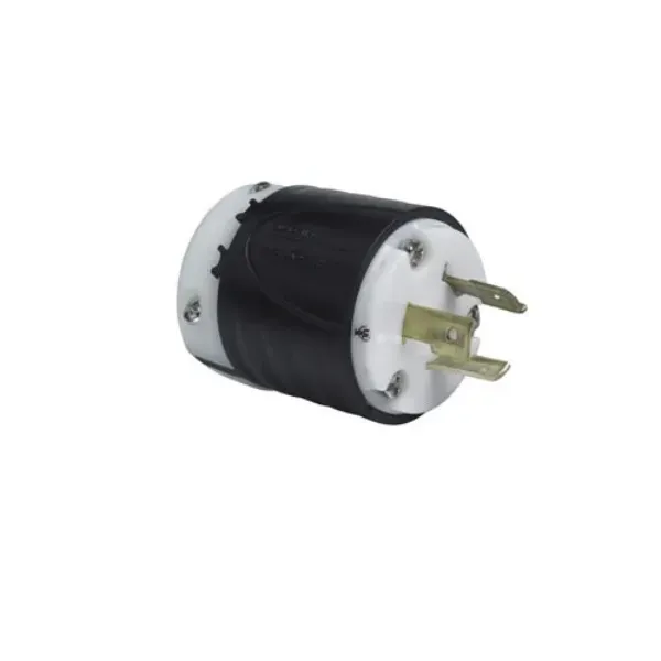 CLAVIJA 3P3H 20A 480V IP20 NEMA NEGRO-BLANCO TURNLOCK