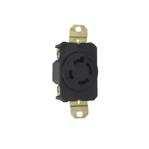 RECEPTACULO 3P4H 20A 480V NEMA NEGRO TURNLOCK