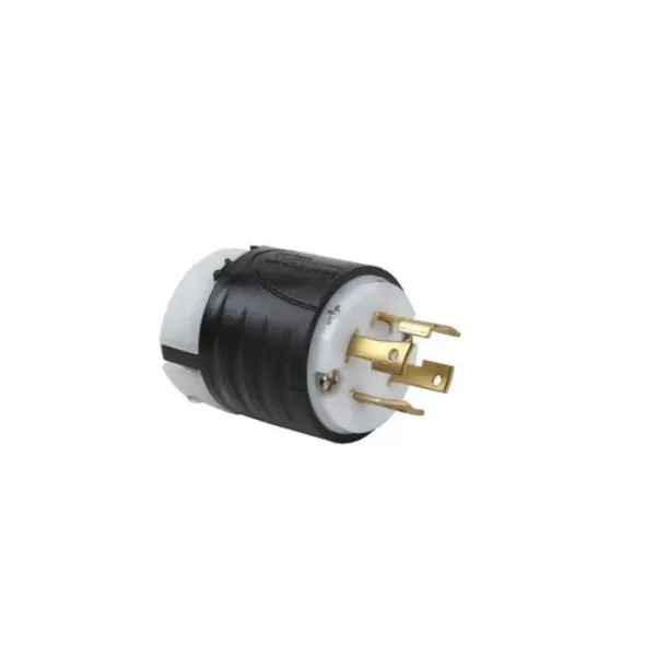 CLAVIJA 3P4H 30A 480V IP20 NEMA NEGRO-BLANCO TURNLOCK
