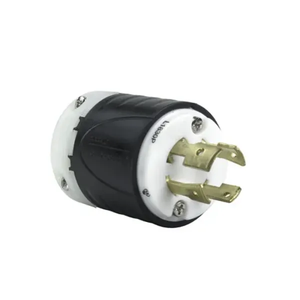 CLAVIJA 4P4H 30A 120-208V IP20 NEMA NEGRO-BLANCO TURNLOCK