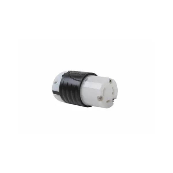 CONECTOR 2P3H 30A 125V IP20 NEMA NEGRO-BLANCO TURNLOCK