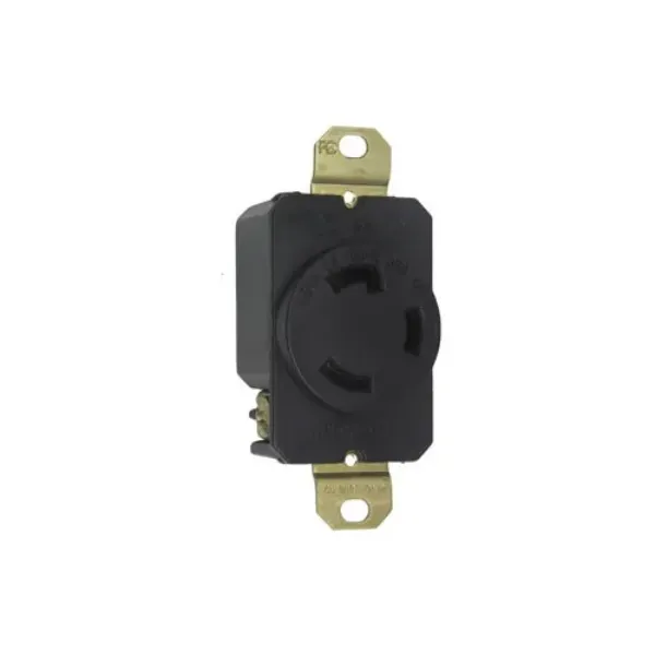 RECEPTACULO 2P3H 30A 125V NEMA TURNLOCK