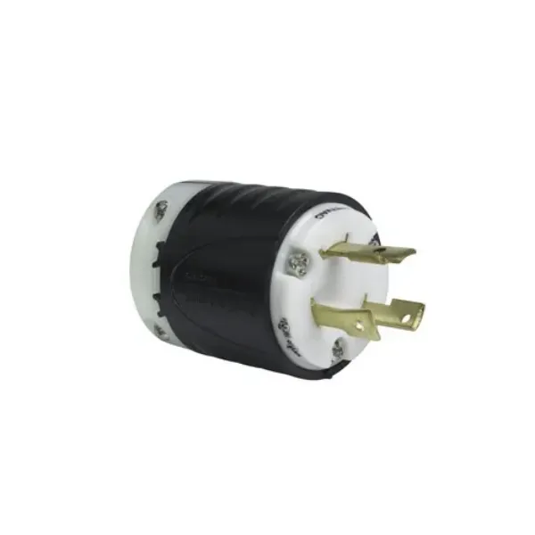 CLAVIJA 2P3H 30A 277V IP20 NEMA NEGRO-BLANCO TURNLOCK