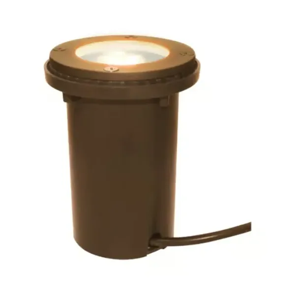 LUMINARIO EXTERIOR EMPOTRADO PISO S-LGX5.3 BASE GU10 IP65 BRONCE TECNOLITE