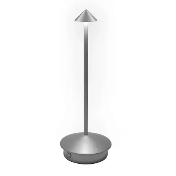 LAMPARA DE MESA LAMPARA PORTATIL 2W 3.7V LUZ BLANCA AJUSTABLE CCT ATENUABLE GRIS TECNOLITE