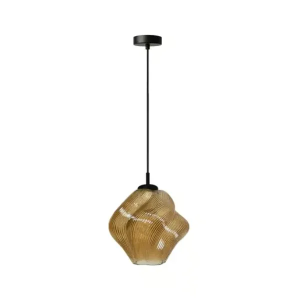 LUMINARIA DE INTERIOR SUSPENDIDA ILUMINACION DECORATIVA COLGANTE 100 240V E27 AMBAR TECNOLITE