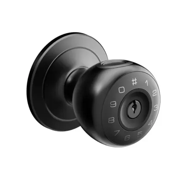 CERRADURA INTELIGENTE TIPO PERILLA WIFI NEGRO TECNOLITE