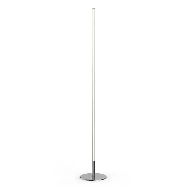 LUMINARIA DE INTERIOR PISO LED ATENUABLE 12W 2700K CROMO TECNOLITE
