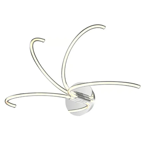 LUMINARIA DE INTERIOR MURO LED ATENUABLE 8W 2700K CROMO TECNOLITE