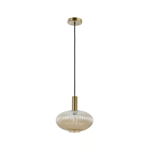 LUMINARIA DE INTERIOR SUSPENDIDA ILUMINACION DECORATIVA COLGANTE 100 240V E27 AMBAR TECNOLITE