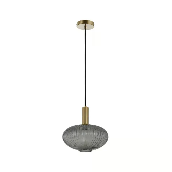 LUMINARIA DE INTERIOR SUSPENDIDA ILUMINACION DECORATIVA COLGANTE 100 240V E27 CHAMPAGNE TECNOLITE